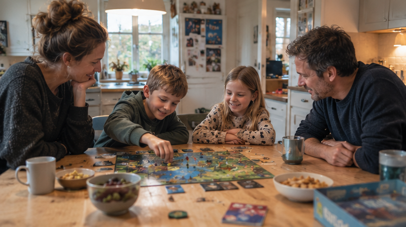 Board games for the whole family and with kids